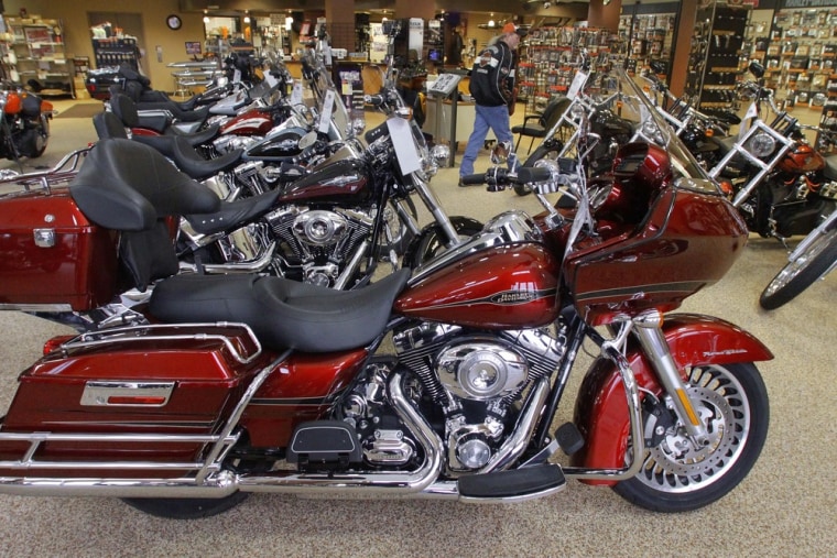 Harley-Davidson builds its motorcycles at four factories in the U.S.